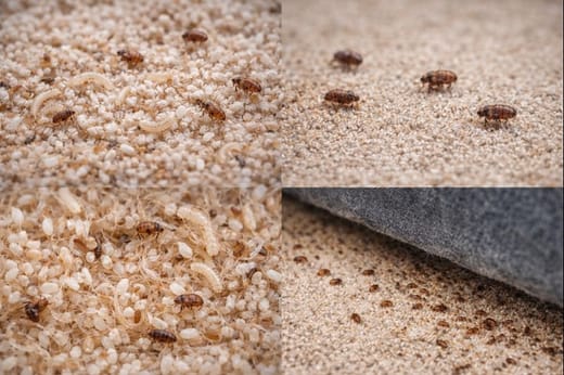 яйца на бълхи